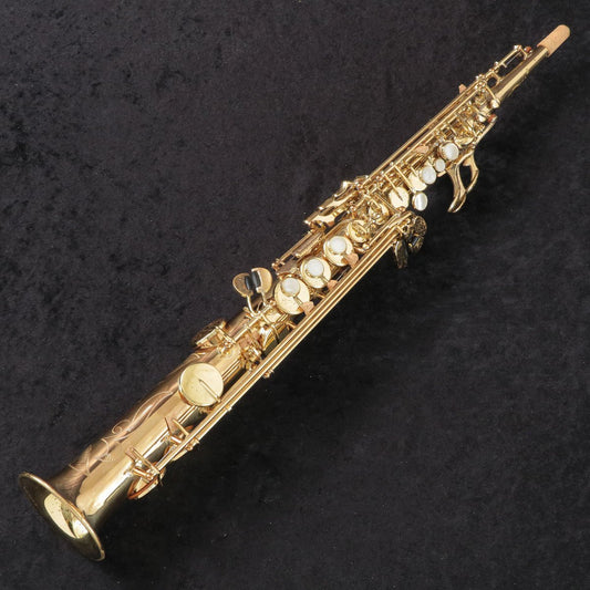 [SN 0762] USED YAMAHA / Soprano YSS-62 Puerple LOGO SN.07** Soprano saxophone [03]