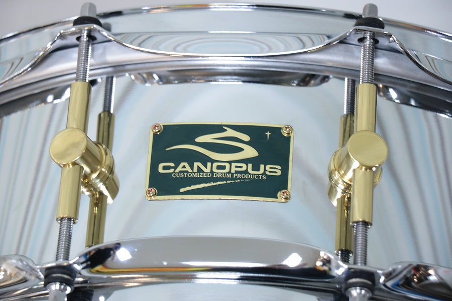 USED CANOPUS / S-1450 Metal Snare Drum [10]