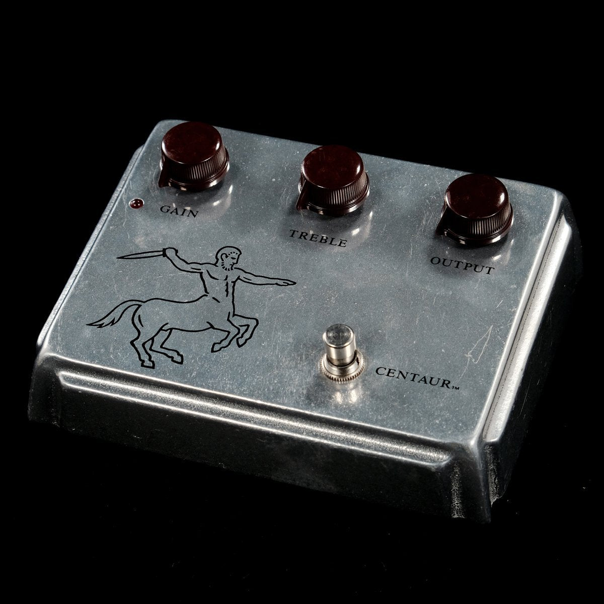 Klon Centaur Silver (Long Tail Horsie) #S160 | Reverb
