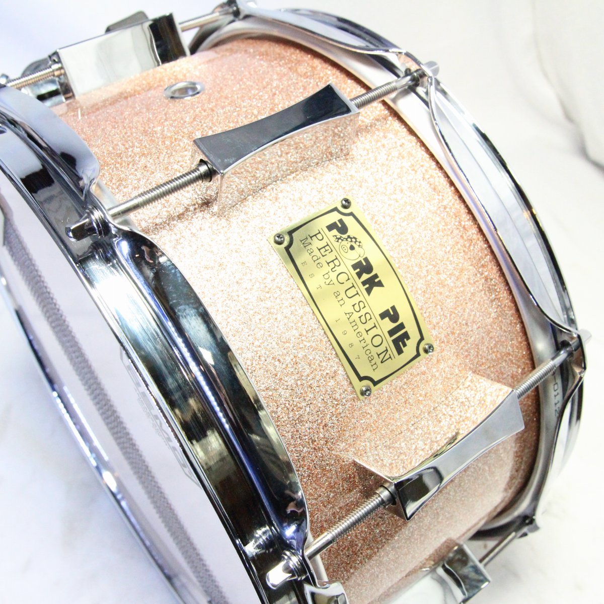 USED PORK PIE / MAPLE 12x6 SNARE DRUM Pork Pie Maple Snare Drum [08]