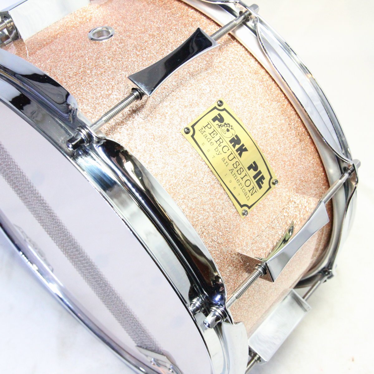 USED PORK PIE / MAPLE 12x6 SNARE DRUM Pork Pie Maple Snare Drum [08]