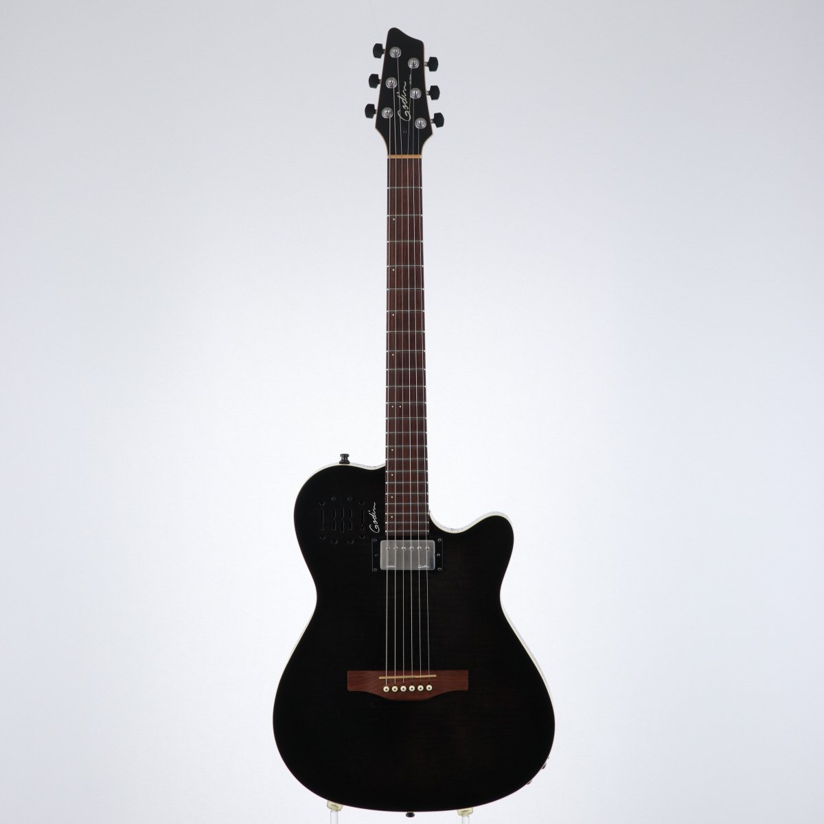 A6 ULTRA Denim Blue Flame | Godin Guitars