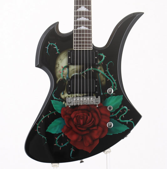 USED FERNANDES / MG-160R Rose &amp; Skull Graphic on Black [03]