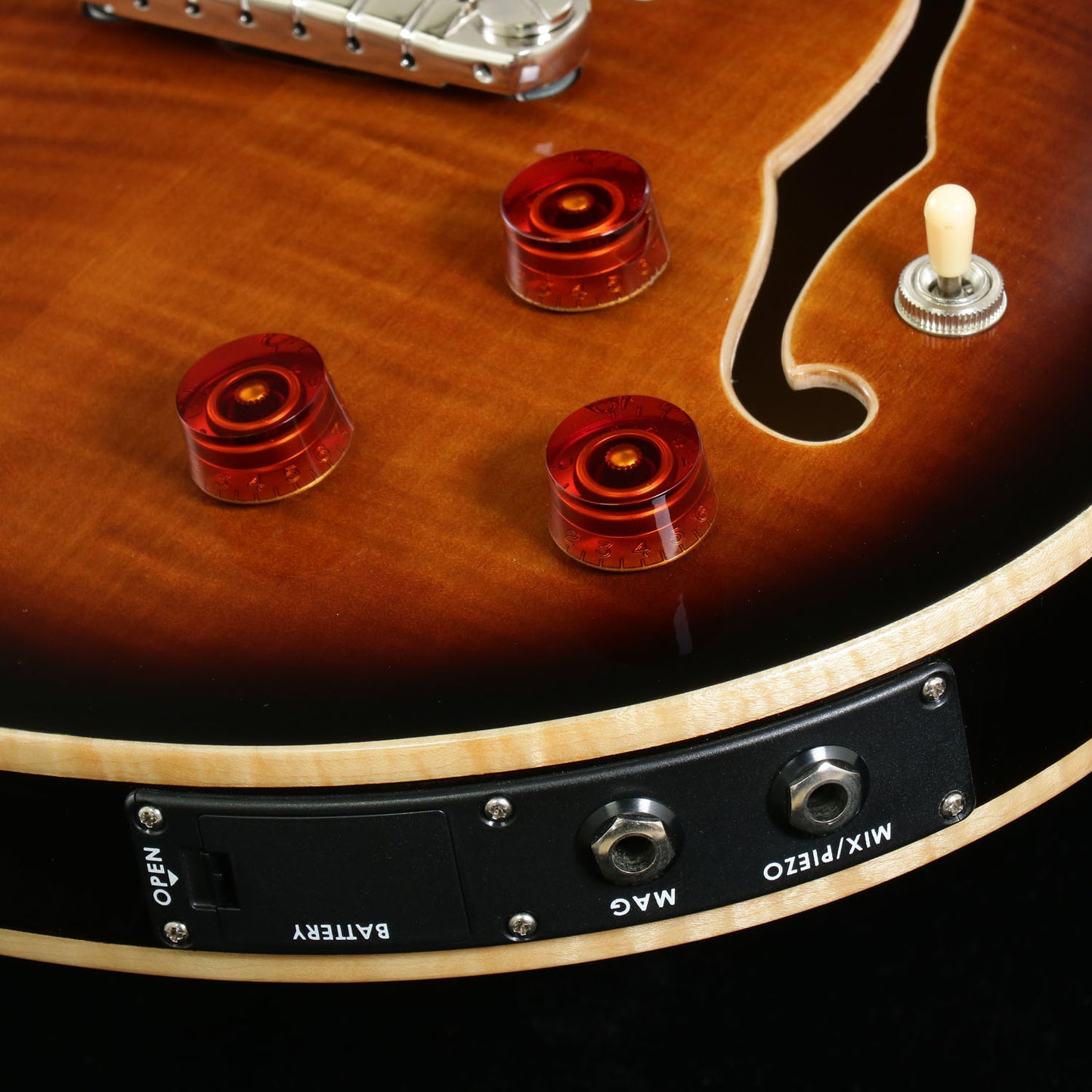 [SN E03786] USED Paul Reed Smith(PRS) / SE Hollowbody II Piezo Black Gold Burst [2.91kg / made in 2021] Paul Reed Smith [08]