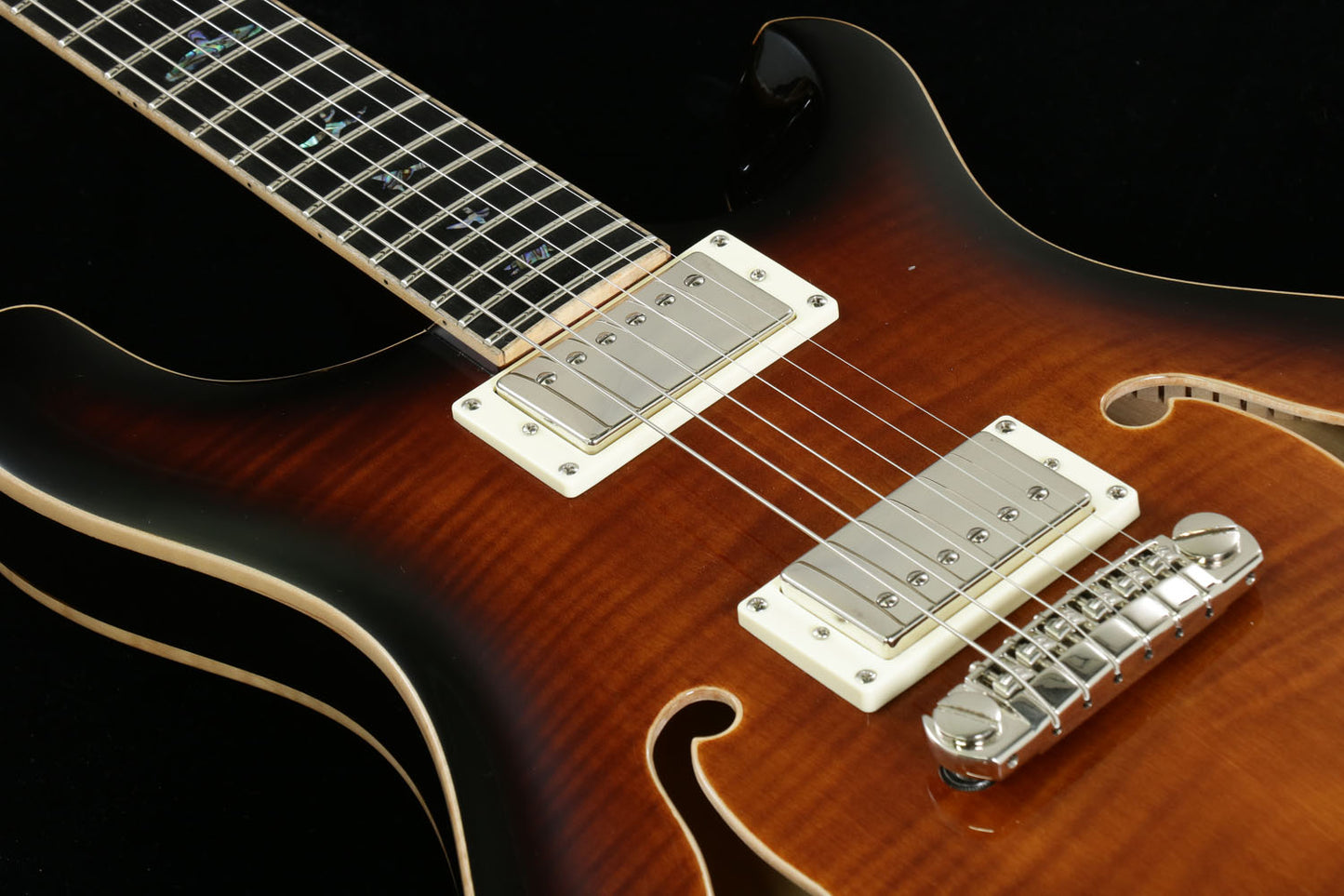 [SN E03786] USED Paul Reed Smith(PRS) / SE Hollowbody II Piezo Black Gold Burst [2.91kg / made in 2021] Paul Reed Smith [08]