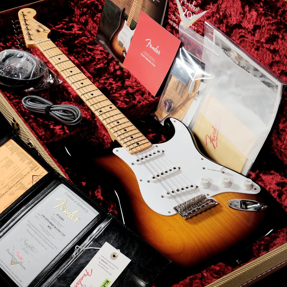 [SN XN4814] USED Fender Custom Shop / 70th Anniversary 1954 Stratocaster Time Capsule Wide Fade 2-Color Sunburst [05]