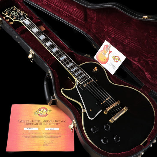 [SN 4 4040] USED Gibson Custom Shop / 1954 Les Paul Custom Reissue LH Ebony [03]