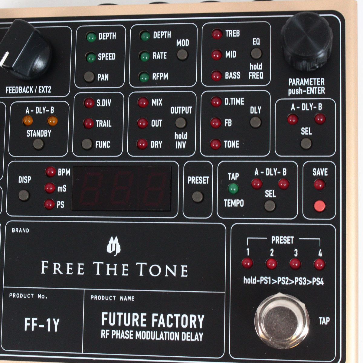 [SN 427A1893] USED FREE THE TONE / Future Factory RF Phase Modulation Delay FF-1Y [05]