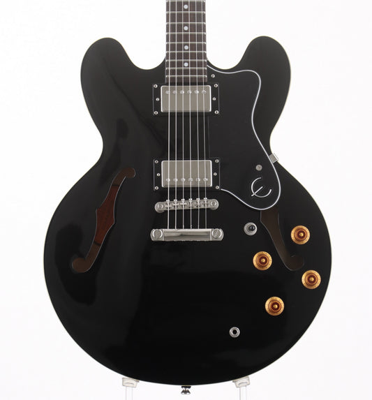 [SN 17031503411] USED EPIPHONE / Dot Ebony [06]