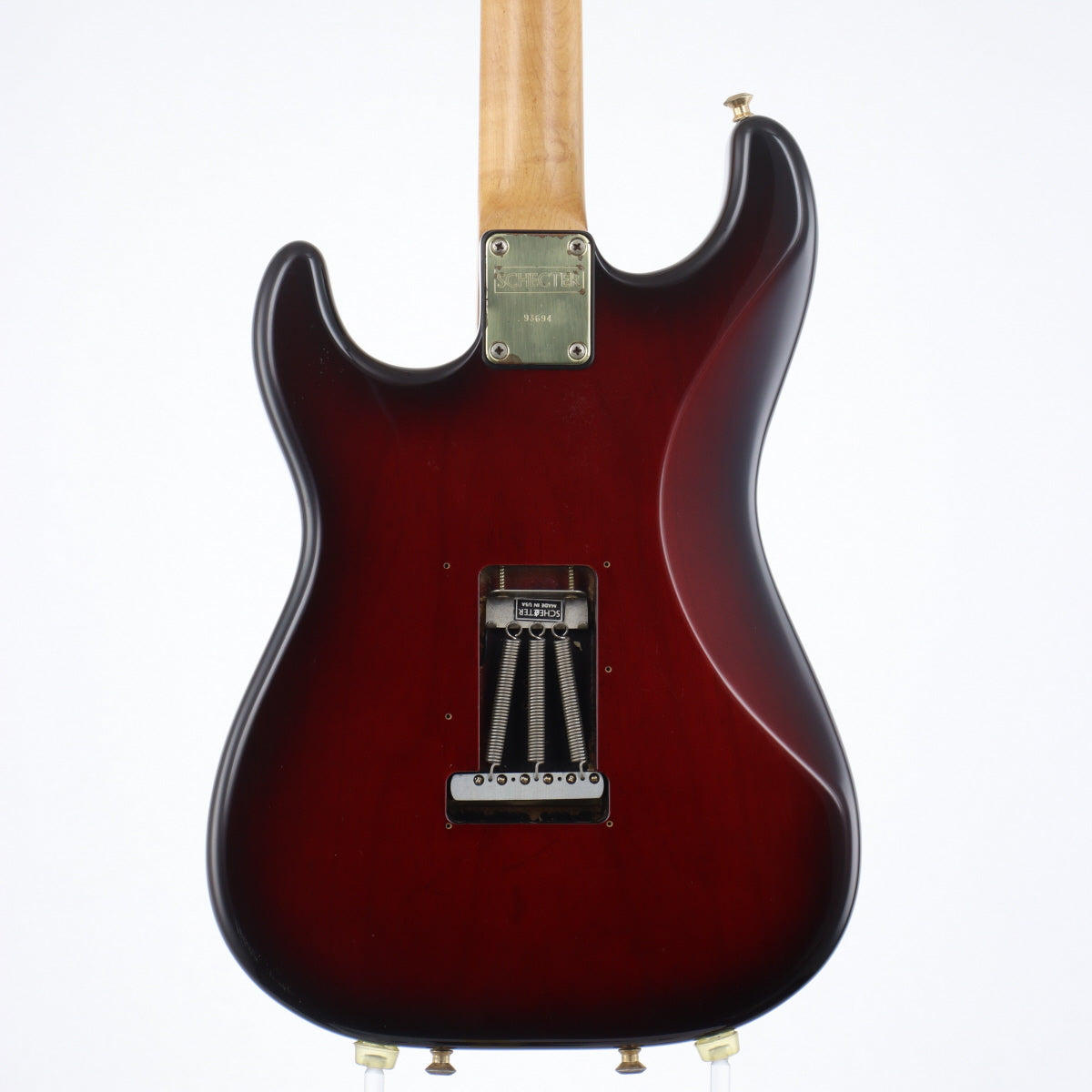 [SN 93694] USED schecter / ST-TYPE 1990s Red Burst [12]