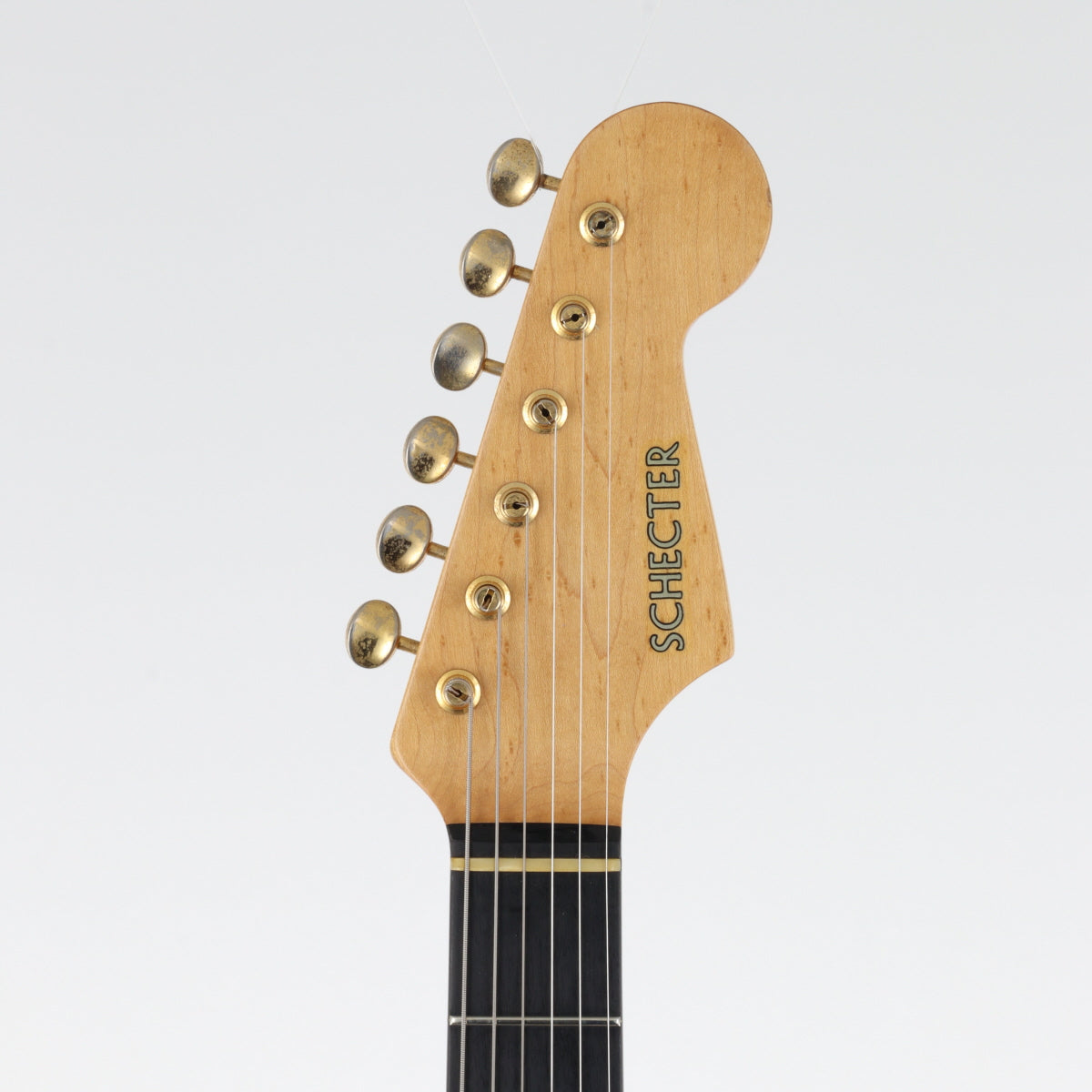 [SN 93694] USED schecter / ST-TYPE 1990s Red Burst [12]