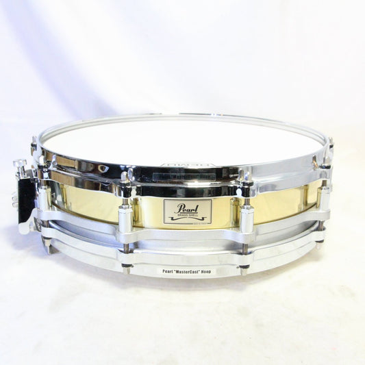 USED PEARL / B-9114P 14x3.5 Flee Floating Brass Piccolo Pearl Snare Drum [08]