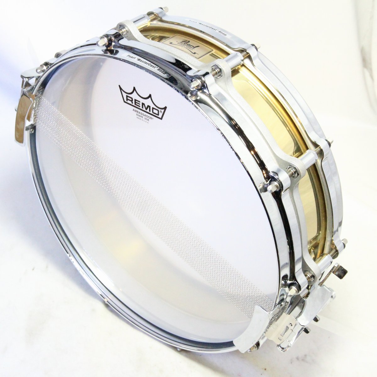 USED PEARL / B-9114P 14x3.5 Flee Floating Brass Piccolo Pearl Snare Drum [08]