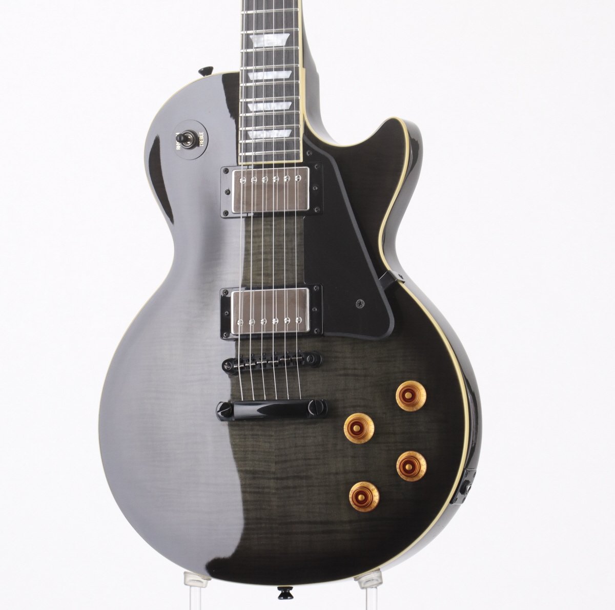 [SN 17051510811] USED Epiphone / Les Paul Standard Plus Pro Trans Black Black Hardware [3.87kg / 2017] Epiphone Les Paul [08]