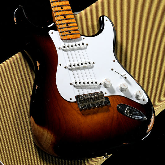 [SN 2569] USED Fender Custom Shop / Limited Edition 70th Anniversary 1954 Stratocaster Relic Wide Fade 2-Color Sunburst [05]