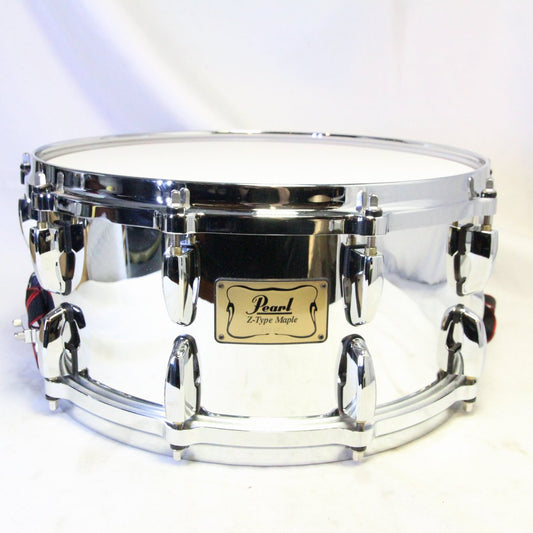 USED Pearl / Z-Type MZ1465S/C Reproduction Z Series 14x6.5 Snare Drum [08]