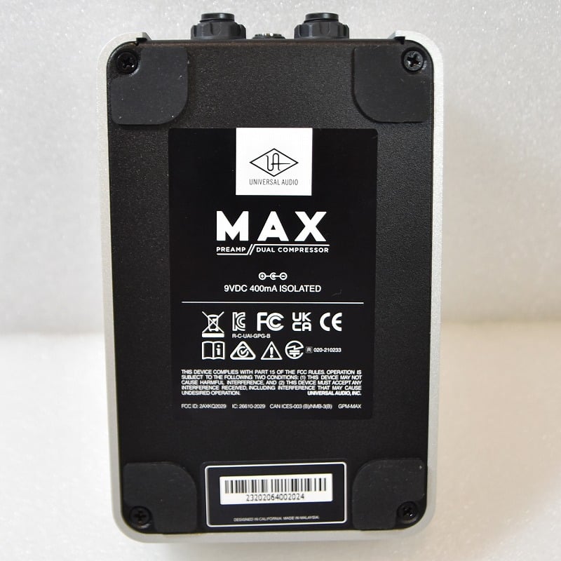 Universal Audio Max Preamp & Dual Compressor Pedal