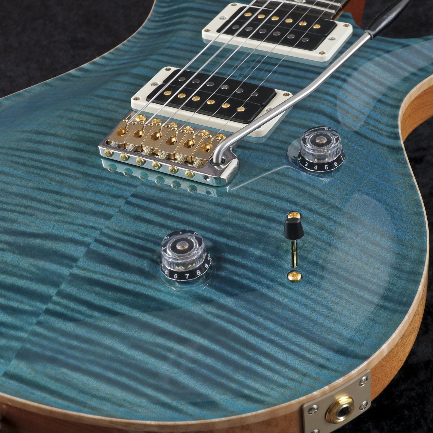 [SN 23 0370907] USED Paul Reed Smith (PRS) / 2023 Custom 24 10Top Carroll Blue Pattern Thin Neck [03]
