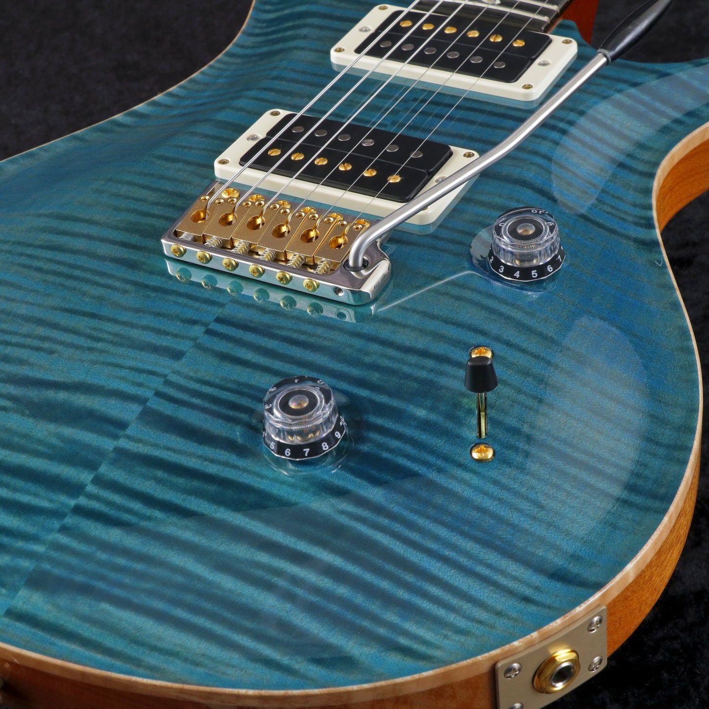 [SN 23 0370907] USED Paul Reed Smith (PRS) / 2023 Custom 24 10Top Carroll Blue Pattern Thin Neck [03]