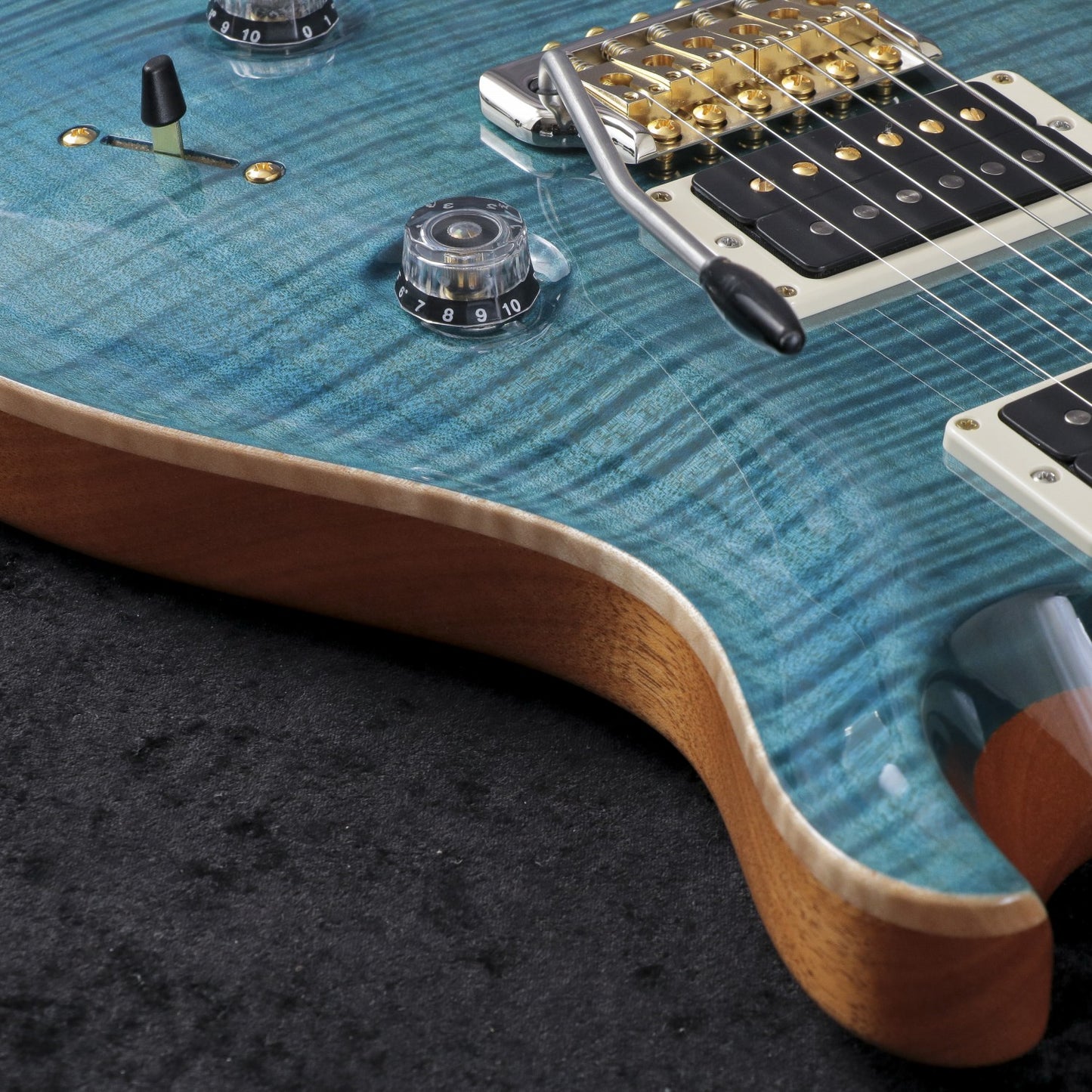 [SN 23 0370907] USED Paul Reed Smith (PRS) / 2023 Custom 24 10Top Carroll Blue Pattern Thin Neck [03]