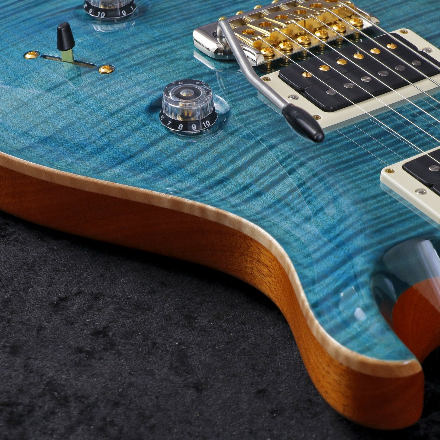 [SN 23 0370907] USED Paul Reed Smith (PRS) / 2023 Custom 24 10Top Carroll Blue Pattern Thin Neck [03]