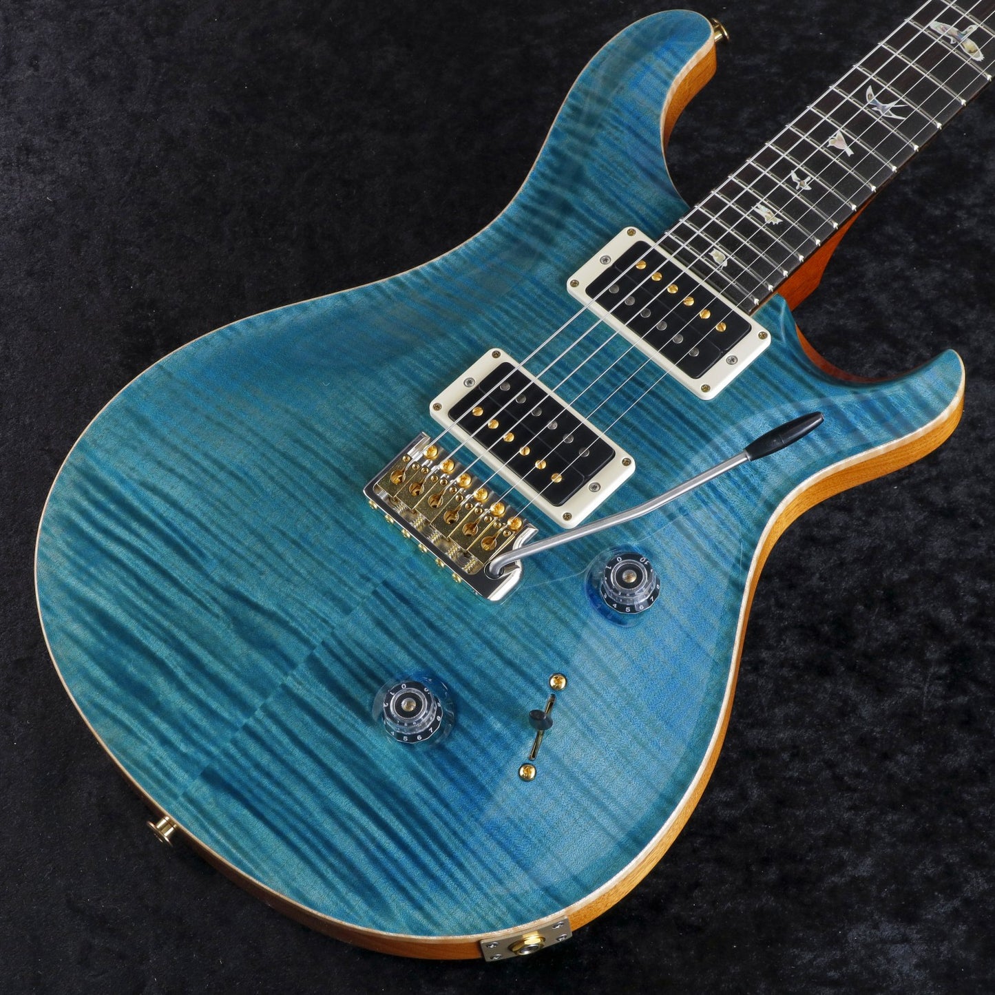 [SN 23 0370907] USED Paul Reed Smith (PRS) / 2023 Custom 24 10Top Carroll Blue Pattern Thin Neck [03]