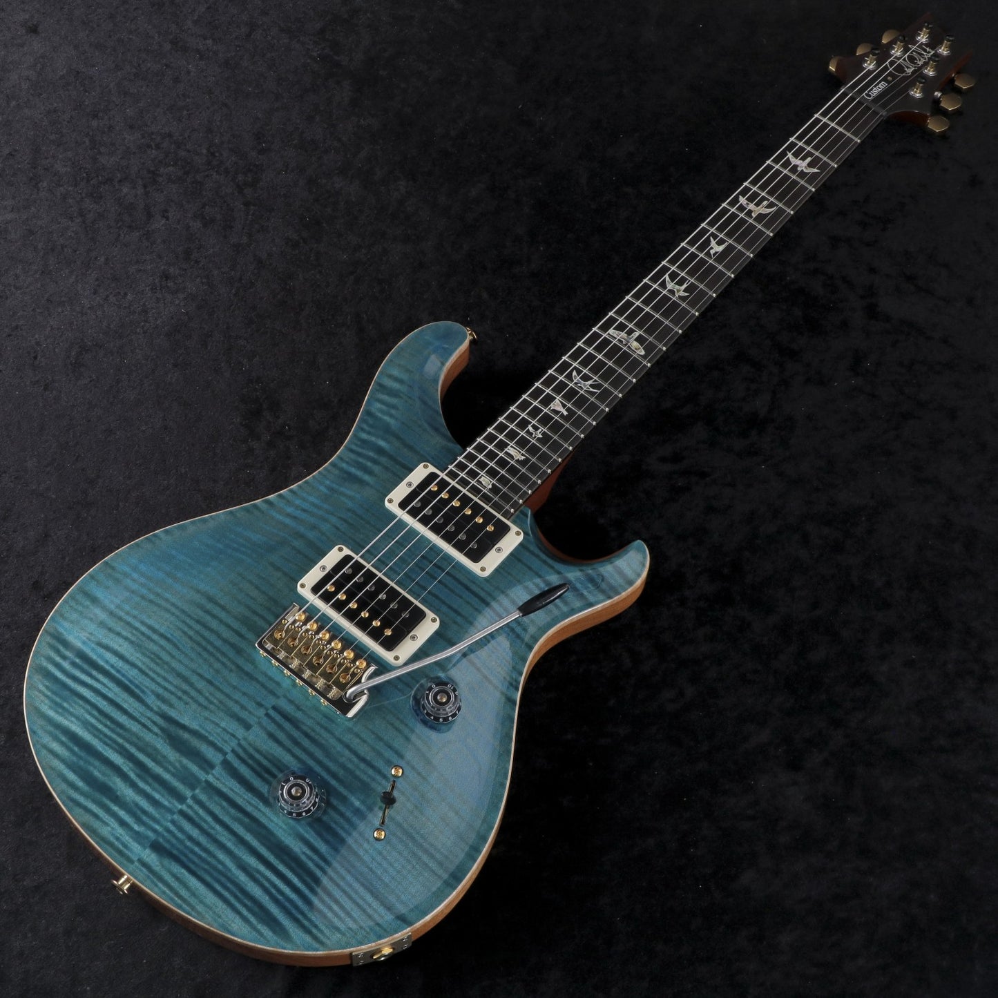 [SN 23 0370907] USED Paul Reed Smith (PRS) / 2023 Custom 24 10Top Carroll Blue Pattern Thin Neck [03]