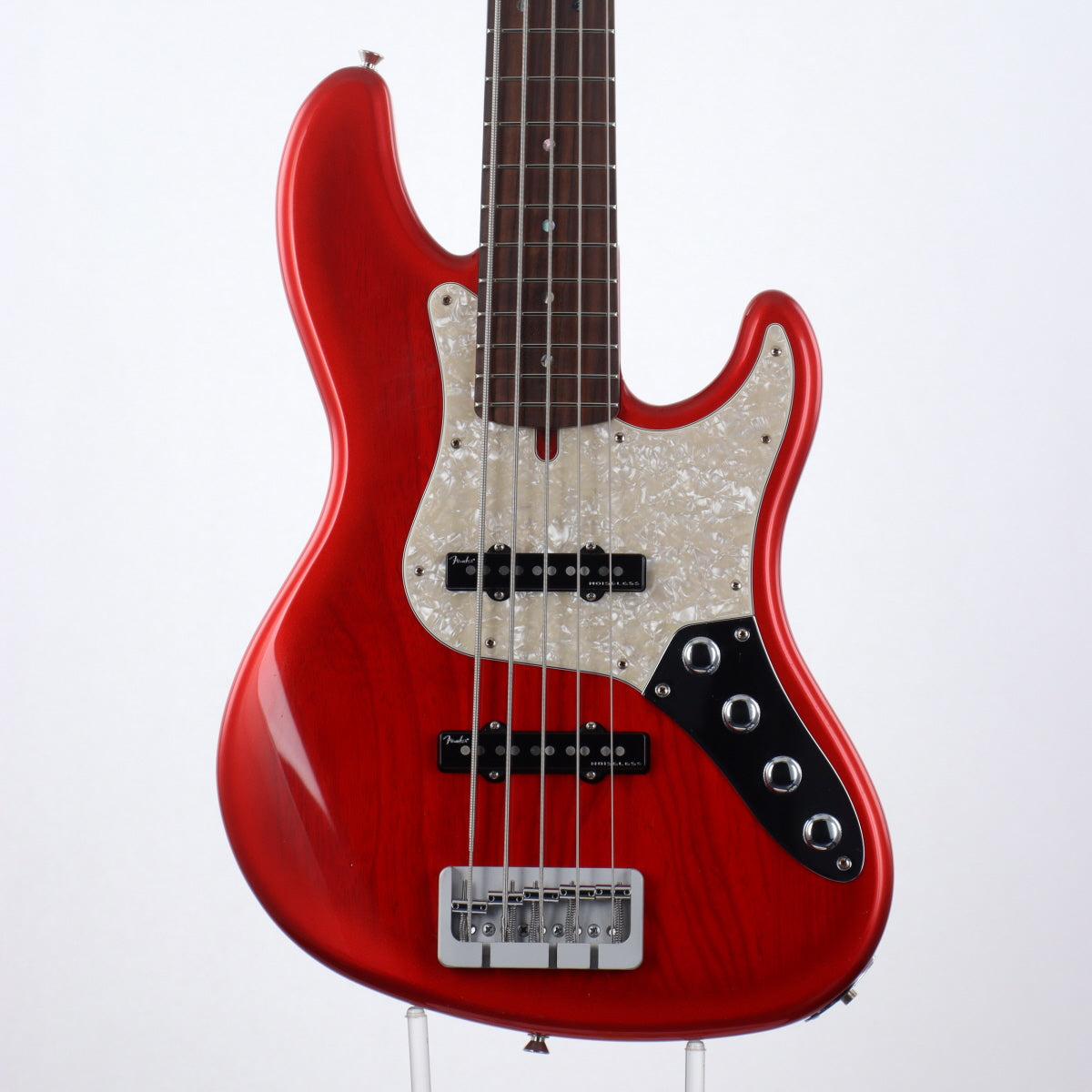 [SN JD20015300] USED Fender / Limited Deluxe Jazz Bass V MOD Crimson Red Burst [12]