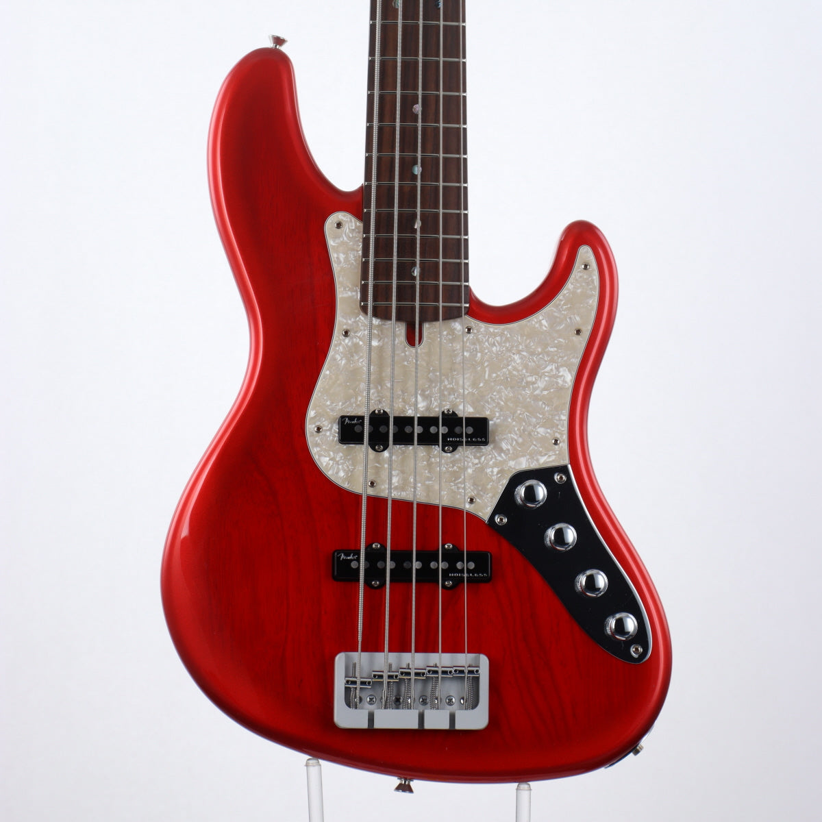 [SN JD20015300] USED Fender / Limited Deluxe Jazz Bass V MOD Crimson Red Burst [12]