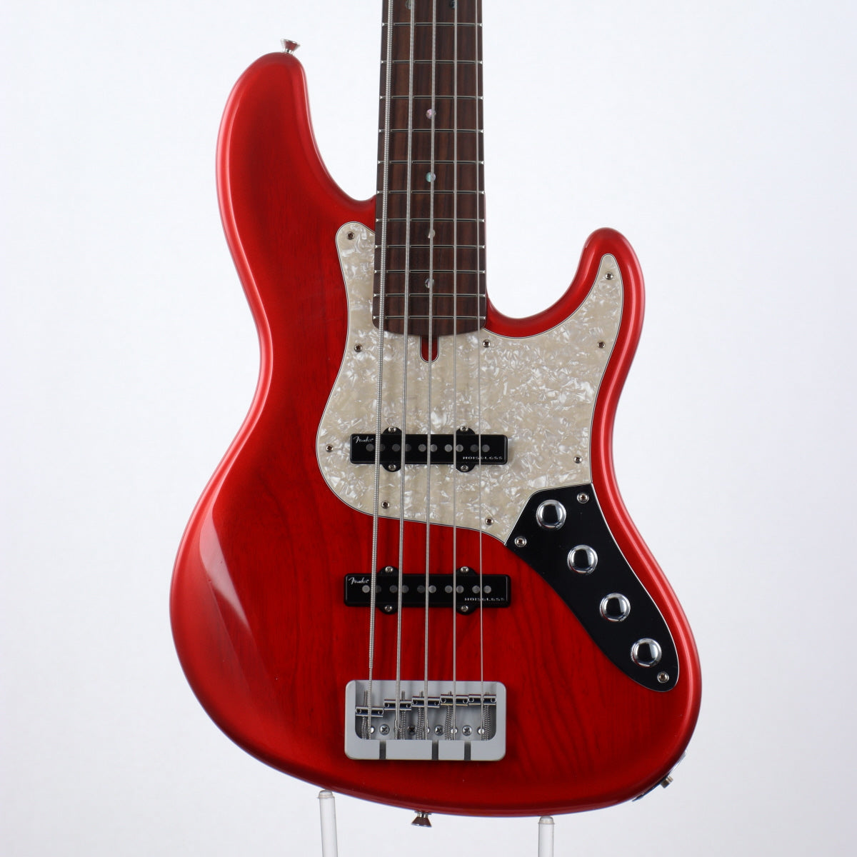 [SN JD20015300] USED Fender / Limited Deluxe Jazz Bass V MOD Crimson Red Burst [12]