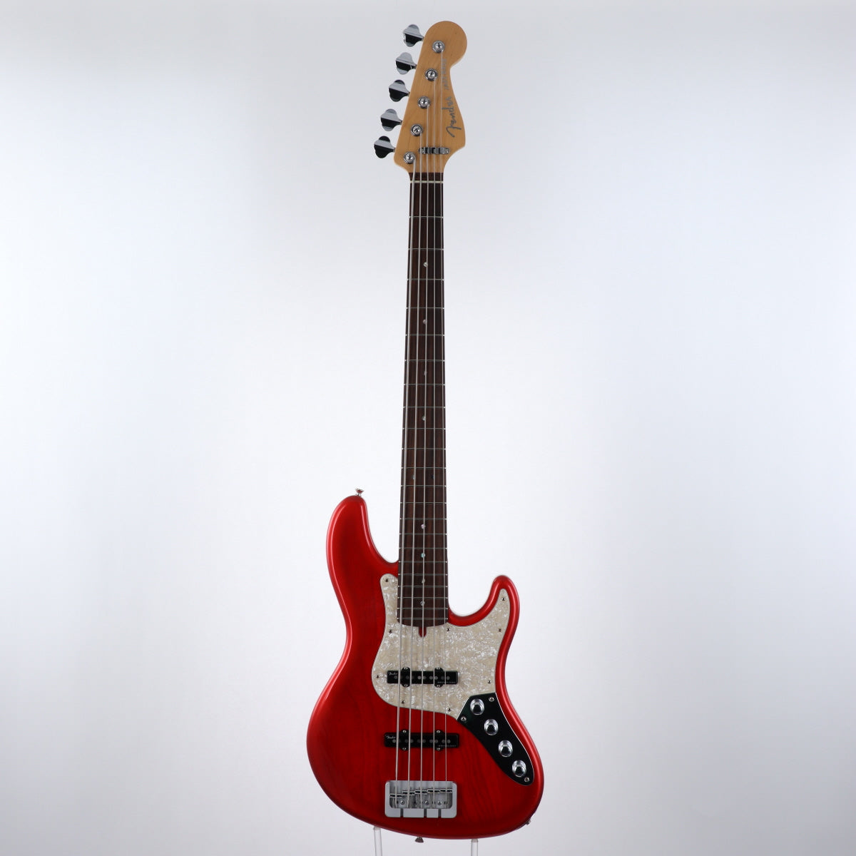 [SN JD20015300] USED Fender / Limited Deluxe Jazz Bass V MOD Crimson Red Burst [12]