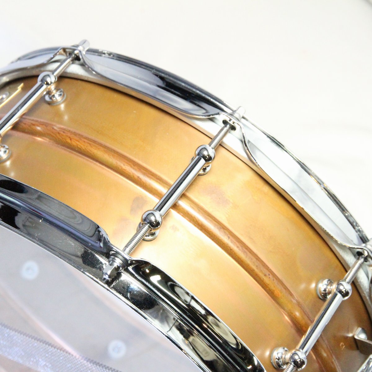 USED Ludwig / LC661T Copper Phonic Raw Finish Tube Lug 14x5 Ludwig Copper Phonic [08]