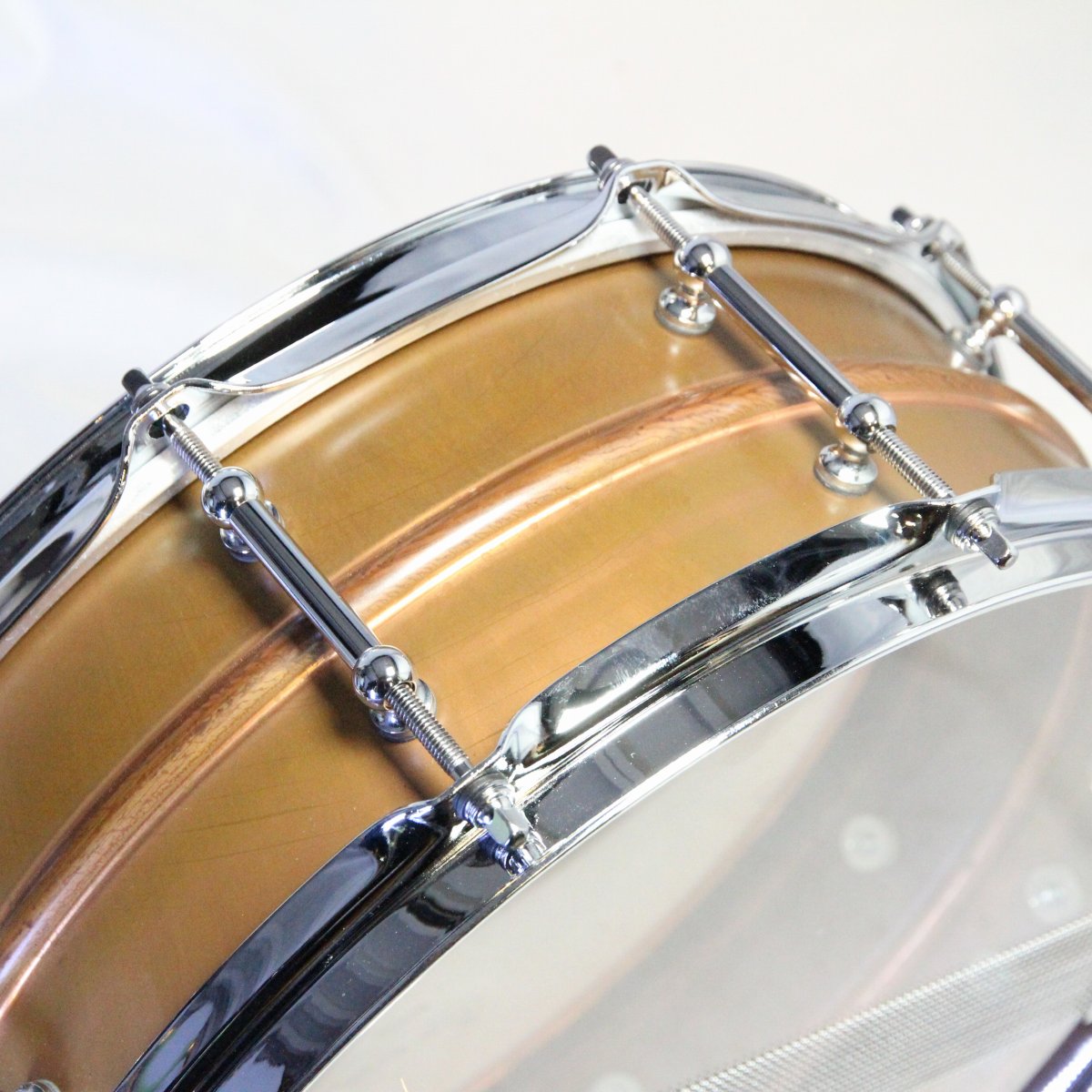 USED Ludwig / LC661T Copper Phonic Raw Finish Tube Lug 14x5 Ludwig Copper Phonic [08]