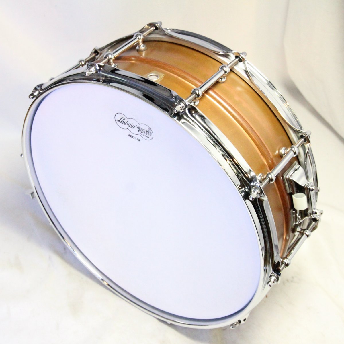 USED Ludwig / LC661T Copper Phonic Raw Finish Tube Lug 14x5 Ludwig Copper Phonic [08]