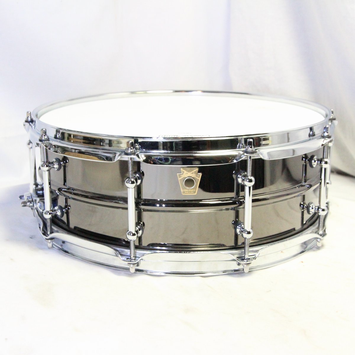 USED LUDWIG / LB416T Black Beauty 14×5 RADIC Black Beauty Snare Drum [08]