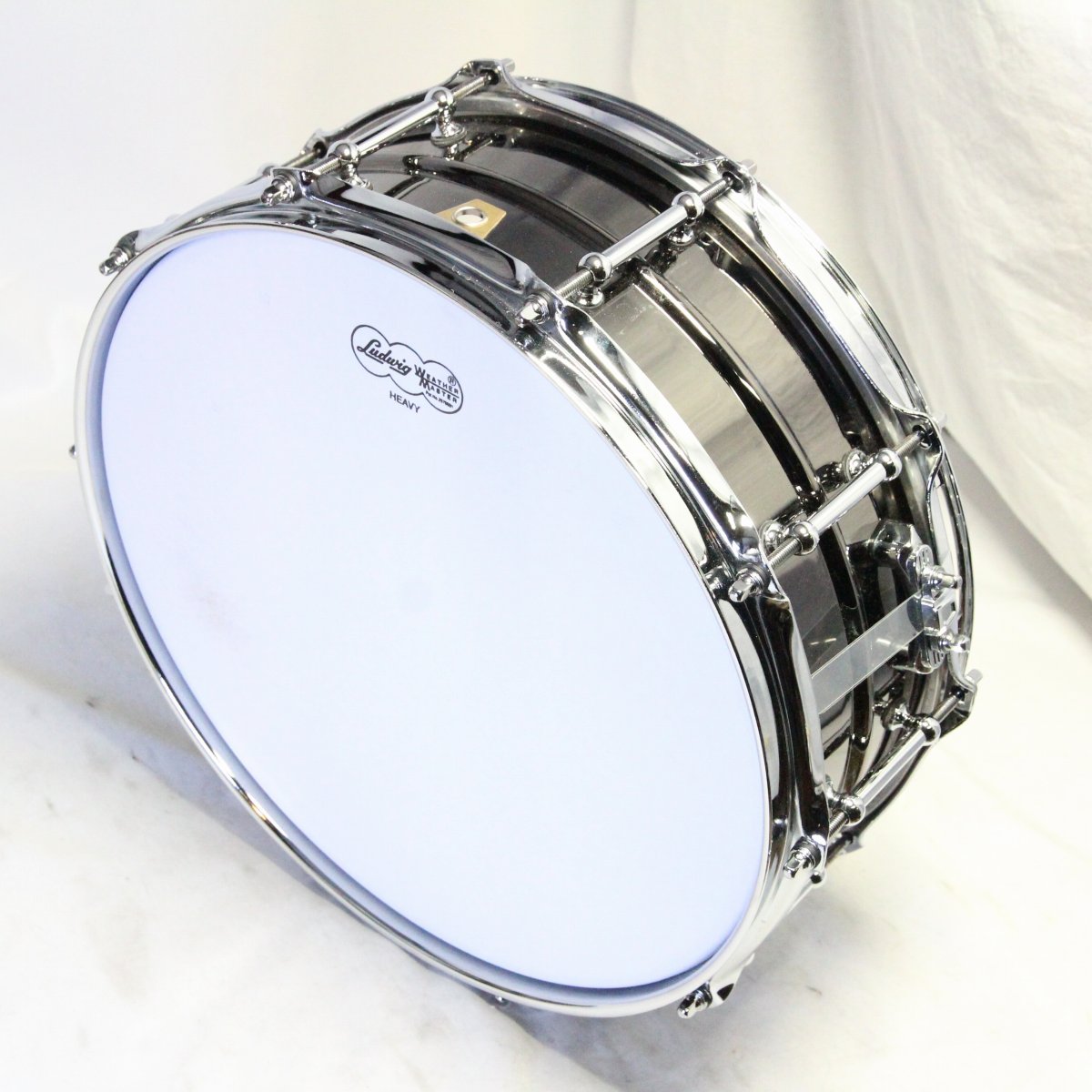 USED LUDWIG / LB416T Black Beauty 14×5 RADIC Black Beauty Snare Drum [08]