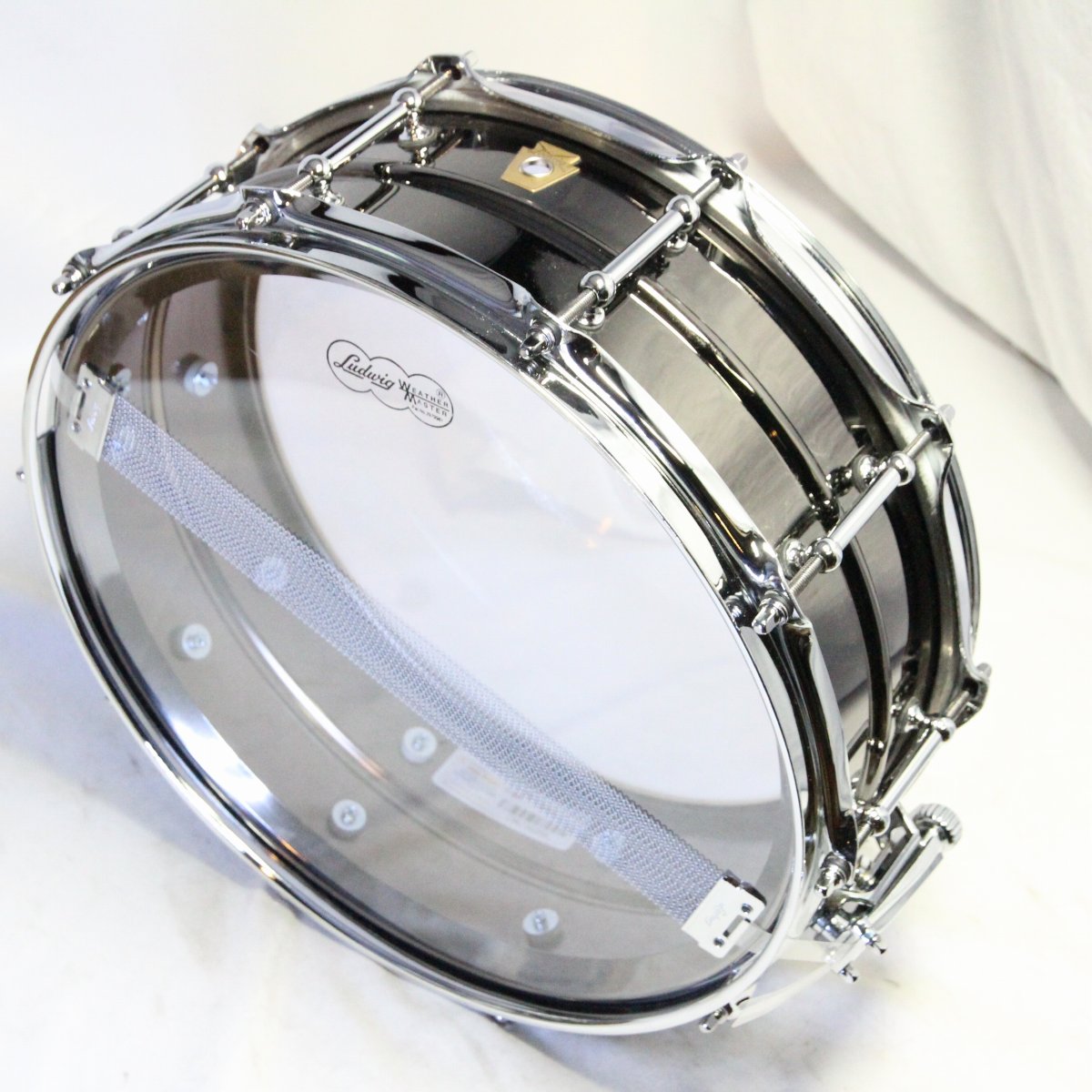 USED LUDWIG / LB416T Black Beauty 14×5 RADIC Black Beauty Snare Drum [08]