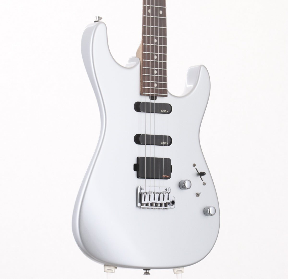 [SN 6085] USED SADOWSKY TYO / Modern Edge Strat Firemist Silver [03]
