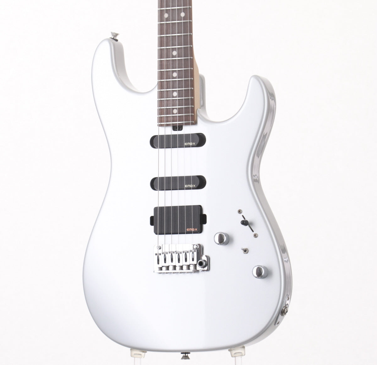 [SN 6085] USED SADOWSKY TYO / Modern Edge Strat Firemist Silver [03]