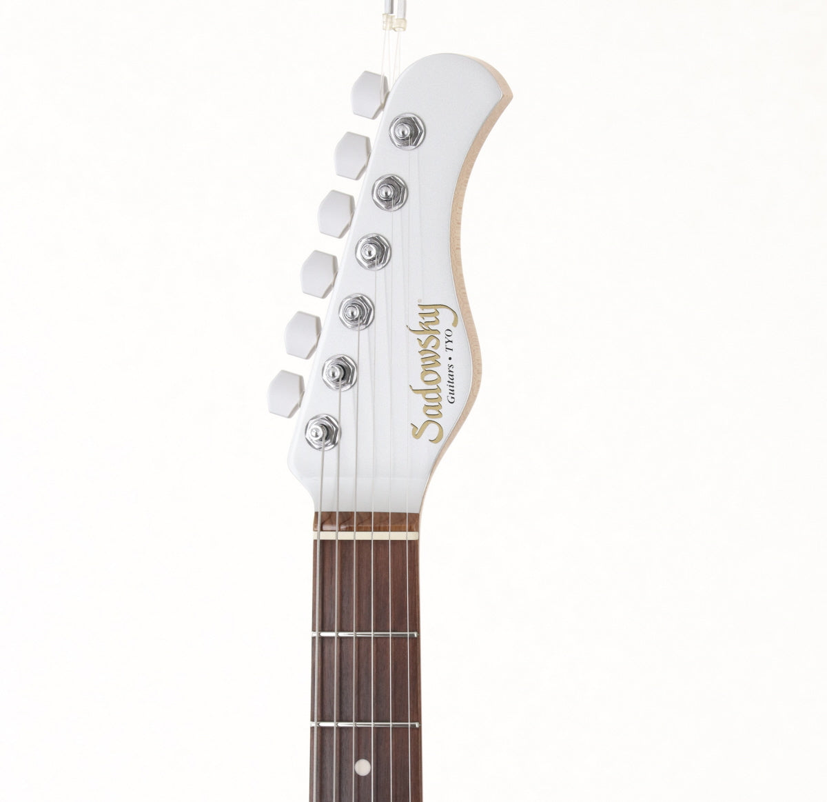 [SN 6085] USED SADOWSKY TYO / Modern Edge Strat Firemist Silver [03]
