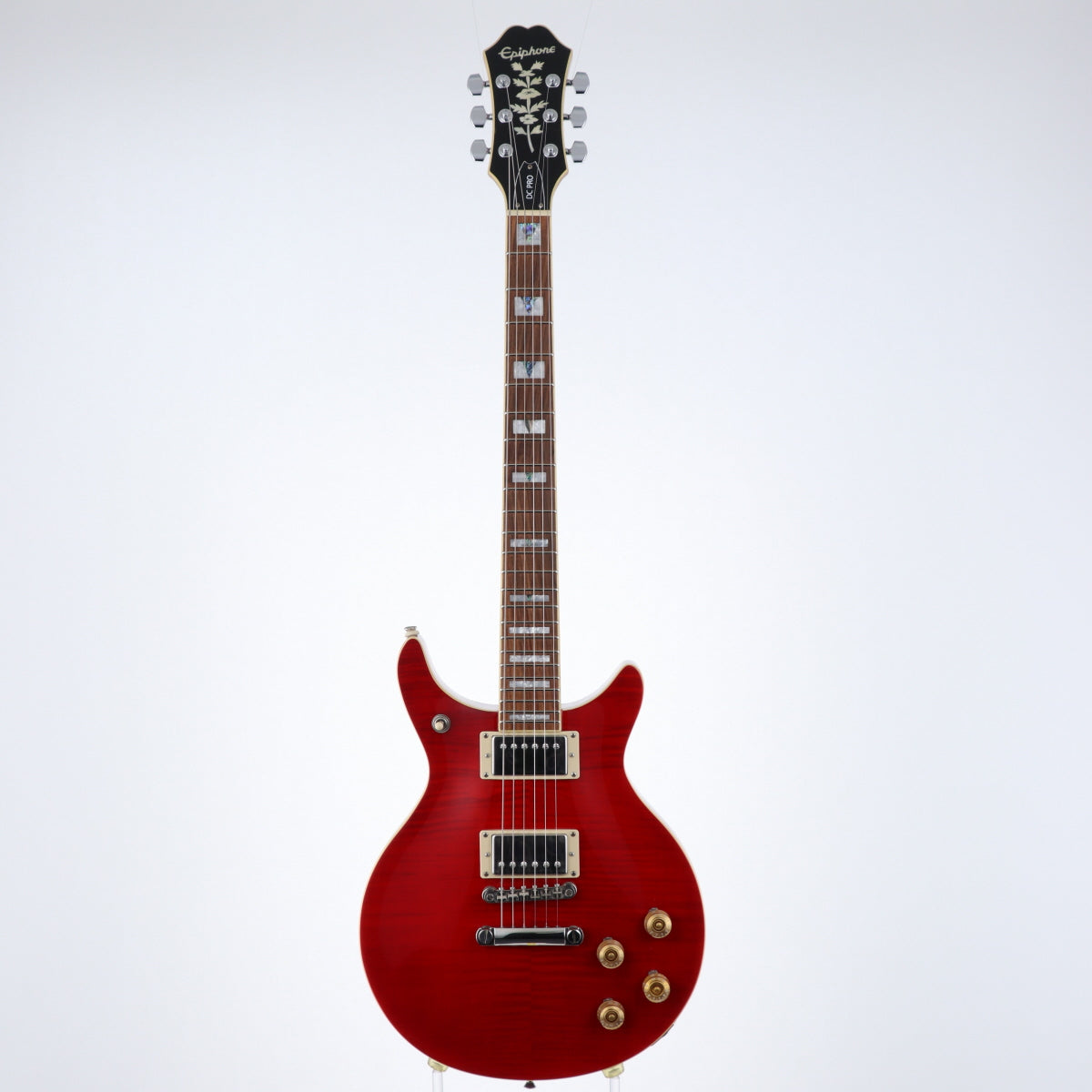 [SN 19011518518] USED Epiphone / DC Pro Black Cherry [11]