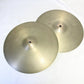 USED ZILDJIAN / 70s 14" NewBeat Hihat 884/1364g A Zildjian White Painted Logo Hi Hat [08]