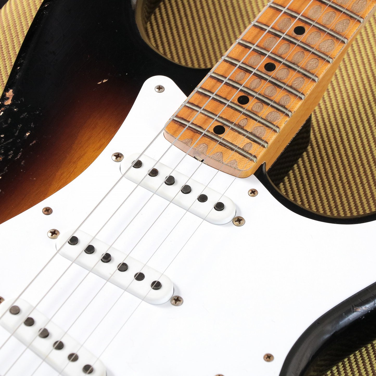 [SN XN4903] USED Fender Custom Shop / Limited Edition 70th Anniversary 1954 Stratocaster Heavy Relic Wide Fade 2-Color Sunburst [03]