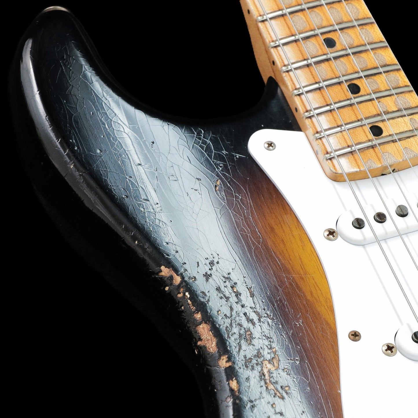 [SN XN4903] USED Fender Custom Shop / Limited Edition 70th Anniversary 1954 Stratocaster Heavy Relic Wide Fade 2-Color Sunburst [03]