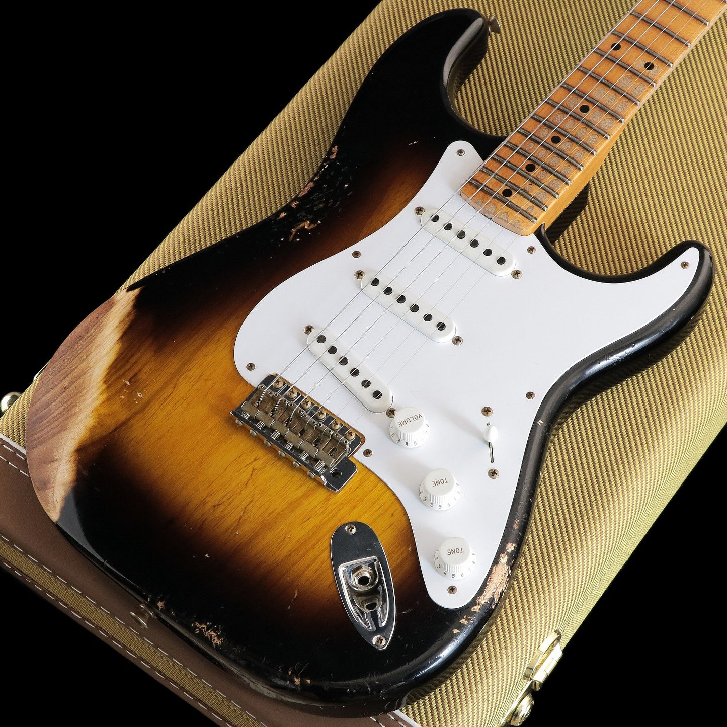 [SN XN4903] USED Fender Custom Shop / Limited Edition 70th Anniversary 1954 Stratocaster Heavy Relic Wide Fade 2-Color Sunburst [03]
