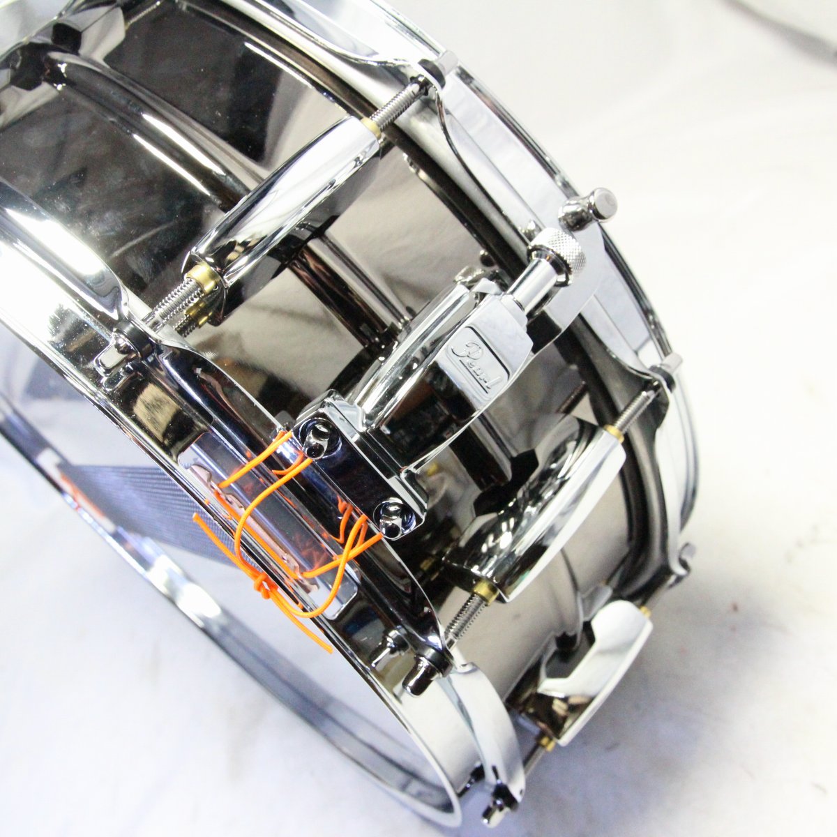 USED PEARL / STH1450BR Sensitone Heritage Alloy Black Brass 14x5 Pearl Snare Drum [08]