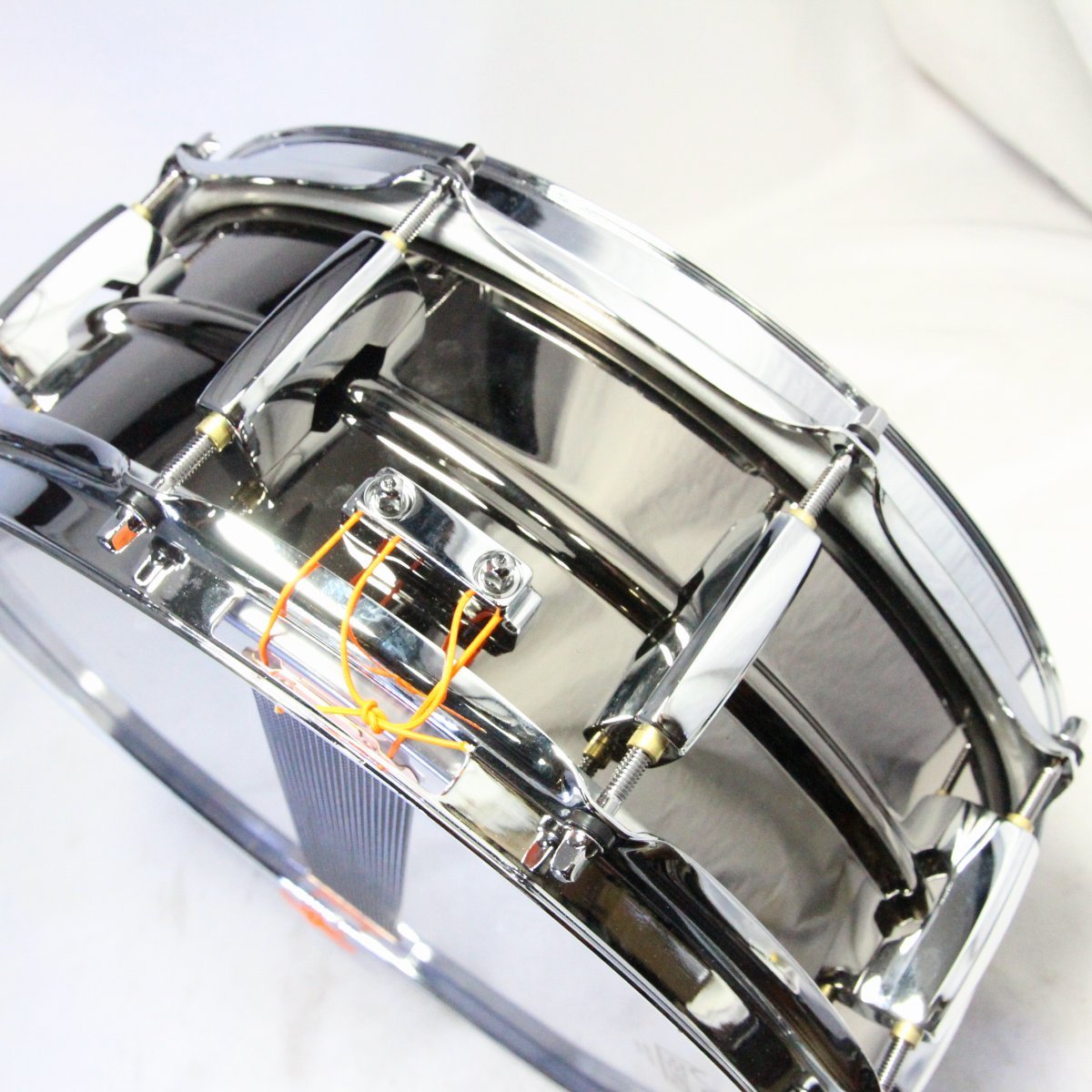 USED PEARL / STH1450BR Sensitone Heritage Alloy Black Brass 14x5 Pearl Snare Drum [08]