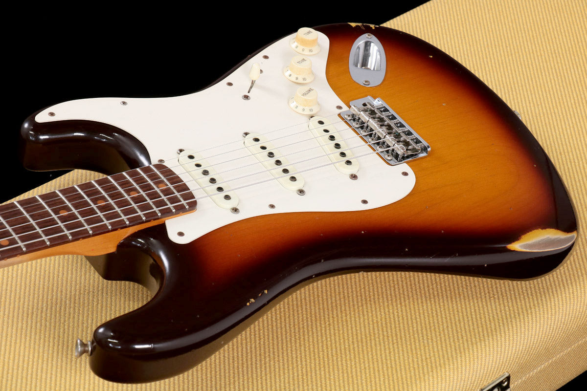 [SN CZ541693] USED Fender Custom Shop / Ltd 1959 Transition Stratocaster Relic Chocolate 3-Color Sunburst [3.46kg / 2019] [08]