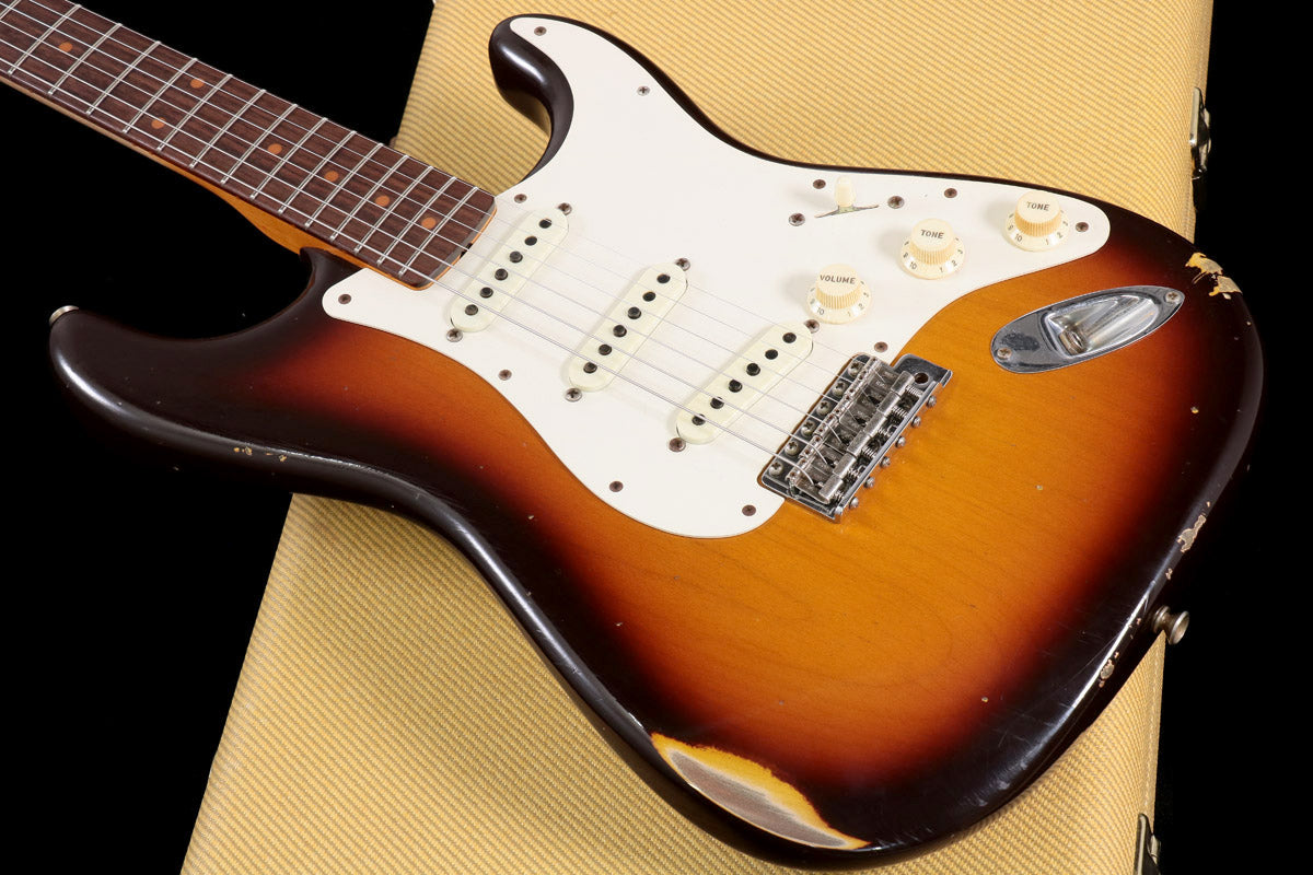 [SN CZ541693] USED Fender Custom Shop / Ltd 1959 Transition Stratocaster Relic Chocolate 3-Color Sunburst [3.46kg / 2019] [08]