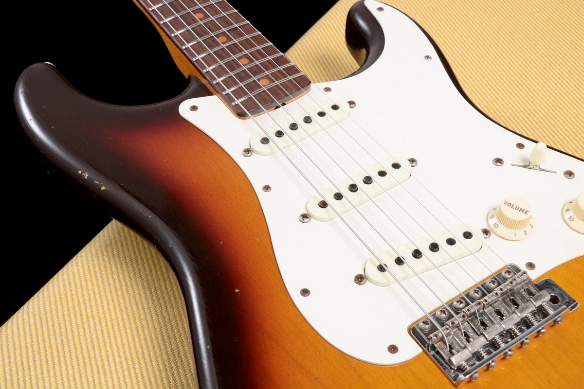 [SN CZ541693] USED Fender Custom Shop / Ltd 1959 Transition Stratocaster Relic Chocolate 3-Color Sunburst [3.46kg / 2019] [08]